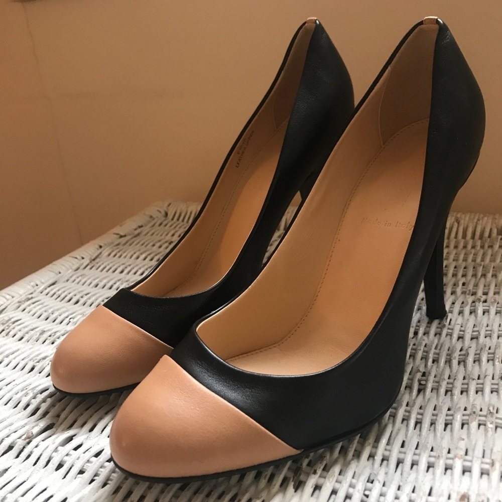 J Crew Pumps - Size 7 - Black and Tan